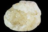 Fluorescent Calcite Geode Section - Morocco #89590-1